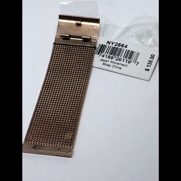 New DKNY Watch Half Band Use For Parts Stainless Steel Mesh NY2564 Cc57 - Picture 5 of 8